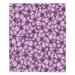 East Urban Home Wild Blooms Plum Lavender Soft Sherpa Blanket Microfiber/Fleece/Microfiber/Fleece | 51 W in | Wayfair
