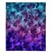 East Urban Home Floral Color V Soft Sherpa Blanket Microfiber/Fleece/Microfiber/Fleece | 51 W in | Wayfair 65D47B23FF2E42DBB88E34AF233548F3