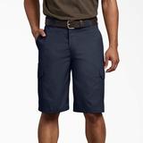 Dickies Men's Flex Regular Fit Cargo Shorts, 11" - Dark Navy Size 38 (WR556)