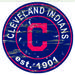 Cleveland Indians 24'' Established Year Round Sign