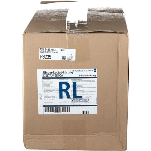 Ringer Lactat Lösung Inf.-Lsg.Plastik 10x1000 ml Infusionslösung