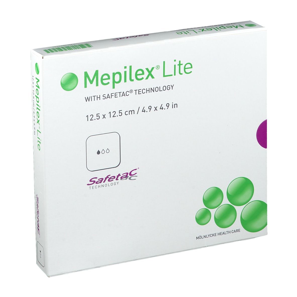 Mepilex Lite Schaumverband 12,5x12,5 cm steril 5 St Verband Image