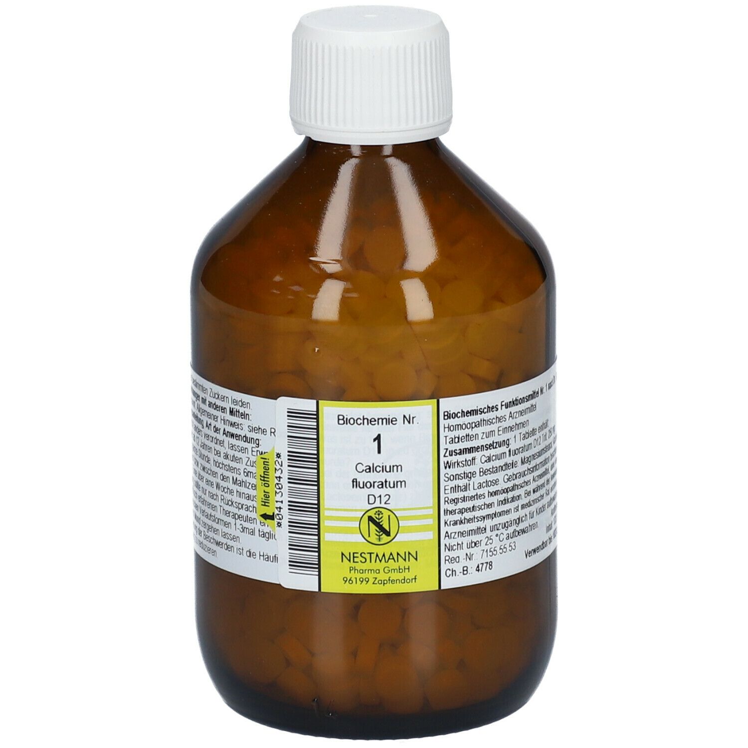 Biochemie 1 Calcium fluoratum D 12 Tabletten 1000 St Image