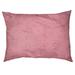 East Urban Home Valentine's Day Dogs Pattern Outdoor Designer Pillow Metal in Pink | 7 H x 40 W x 30 D in | Wayfair