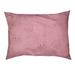 East Urban Home Valentine's Day Cats Pattern Outdoor Designer Pillow Metal in Pink | 7 H x 50 W x 40 D in | Wayfair