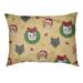 East Urban Home Christmas Cats Pattern Outdoor Designer Pillow Metal | 7 H x 50 W x 40 D in | Wayfair 28C461CFB15A4FB4817EEE1A4DF364EB