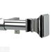 Charlton Home® Futch 1.13" Single Curtain Rod Metal in Gray | 3 H x 120 W x 6 D in | Wayfair 93E8D5C80DD745E19D575B724E5BDAAC