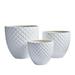 Wade Logan® Windrim Stone Pot Planter Fiberglass in White | 11 H x 12 W x 12 D in | Wayfair 813344730002406DA1CD7C12D60D33DB