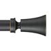 Charlton Home® Fusco 1.13" Single Curtain Rod Metal in Black | 3 H x 120 W x 6 D in | Wayfair 7C4C2F168009444BB7592416045D479E