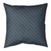 Ebern Designs Kitterman Stripe Reverse Ombre Square Linen Pillow Cover & Insert Linen in Blue | 20 H x 20 W x 1.5 D in | Wayfair