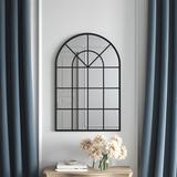 Kelly Clarkson Home Charli Modern & Contemporary Beveled Accent Mirror Metal in Black | 47.25 H x 31.5 W x 1.38 D in | Wayfair