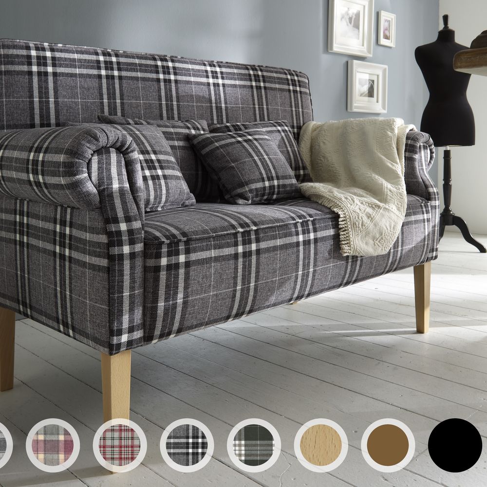 Massivholz »Tavola« Tischsofa 3-Sitzer / Buche wengefarbig / PK B 3602