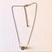 Anthropologie Jewelry | Anthro Knotted Brass Pyrite Chunk Necklace | Color: Gold/Silver | Size: Os