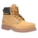 Mens Caterpillar Powerplant Safety Work Boots Honey Leather Laced Steel Toe Cap (12)