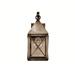 Brass Traditions Outdoor Wall Lantern Metal in White/Brown | 12.75 H x 5 W x 7.75 D in | Wayfair 531-P FXDC