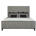 Bernhardt Linea Low Profile Standard Bed Wood & /Upholstered/Polyester in Brown | 68 H x 78.75 W x 94 D in | Wayfair K1103