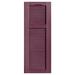 Alpha Shutters Cathedral Top Cottage-style Open Louver Shutters Pair Vinyl in Pink | 77 H x 18 W x 0.125 D in | Wayfair L418077090
