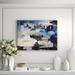Casa Fine Arts Autumn Indigo - Floater Frame Painting Print on Canvas in Blue | 12 H x 16 W x 2 D in | Wayfair 34420-01