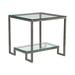 Artistica Home Metal Designs Bonaire 2 - Piece Coffee Table Set Glass/Metal in Brown/Gray | 19 H x 42 W in | Wayfair