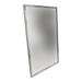 Brey-Krause Commercial Modern & Contemporary Bathroom/Vanity Mirror Metal in White | 36 H x 18 W x 0.625 D in | Wayfair T-1018-36-SS
