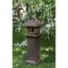 Campania International Kyoto Pagoda Fairy Garden Concrete | 44 H x 16 W x 16 D in | Wayfair OR-169-PN