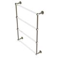Allied Brass Pacific Beach 4 Tier 24.6" Wall Mounted Towel Bar Metal in Yellow | 35.2 H x 5 D in | Wayfair PB-28G-24-ABR