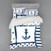 East Urban Home Anchor Duvet Cover Set Microfiber in Blue | Queen Duvet Cover + 3 Additional Pieces | Wayfair 34A11F97B2854804B81E653ED76B50D1