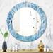 East Urban Home Geode Interior w/ Light Blue Crystals Accent Mirror Resin | 23.6 H x 23.6 W x 0.24 D in | Wayfair 50FC55D9277E4FFB8C353D97054AF2AA