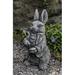 Campania International Rabbit Esq Concrete in Green | 15.75 H x 7.25 W x 12 D in | Wayfair A-615-EM