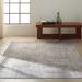 White 94 x 0.28 in Area Rug - Calvin Klein Vapor Abstract Gray/Ivory Area Rug Polyester/Viscose | 94 W x 0.28 D in | Wayfair 099446760036