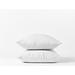Coyuchi Crinkled Percale 100% Cotton Pillow Case 100% Cotton Percale in White | 20 H x 40 W in | Wayfair 1022665