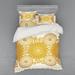 East Urban Home Mandala Duvet Cover Set Microfiber in Yellow | Queen Duvet Cover + 3 Additional Pieces | Wayfair 271C38D6926949C1A57A811ADBFB27F1