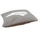 East Urban Home Charlotte North Carolina Indoor Dog Pillow Metal in Gray | 6.5 H x 40 W x 30 D in | Wayfair 0F7EE2757AB5482B9DB417D1E721176F