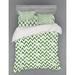 East Urban Home Microfiber Coastal Duvet Cover Set Microfiber in Green | Queen Duvet Cover + 3 Additional Pieces | Wayfair