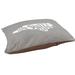 East Urban Home Sweet North Carolina Indoor Dog Pillow Metal in Gray | 6.5 H x 40 W x 30 D in | Wayfair B0AE596E7EAB43AA9F7FD15A2A5C6B2A