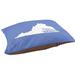 East Urban Home Sweet Norfolk Indoor Dog Pillow Metal in Blue | 7 H x 50 W x 40 D in | Wayfair FE6A71C1CF7448A19571BB0B19D54200