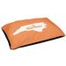 East Urban Home Durham North Carolina Outdoor Dog Pillow Polyester in Orange | 6 H x 28 W x 18 D in | Wayfair 2EB454DAB74748D7B3F0ED7797CA0FE9