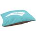 East Urban Home Durham North Carolina Indoor Dog Pillow Metal in Green/Blue | 6.5 H x 40 W x 30 D in | Wayfair 978E297C11194AF5B11CAB7073AAFFC9