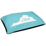 East Urban Home Richmond Virginia Outdoor Dog Pillow Metal in Green/Blue | 7 H x 50 W x 40 D in | Wayfair 026F86C25A1C42CDA442D1758437D4E4