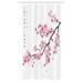 East Urban Home Asian Stall Shower Curtain Single + Hooks Polyester in White | 72 H x 36 W in | Wayfair D2F95DC1EA784F5289A3F476700F4CAB