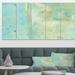 East Urban Home 'Dreaming of the Shore II' Painting Multi-Piece Image on Canvas Canvas, Wood in Blue/Green | 28 H x 60 W x 1 D in | Wayfair