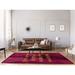 Pink 96 x 0.4 in Area Rug - East Urban Home Faux Gemstone No Shortcuts Quote Poly Chenille Rug | 96 W x 0.4 D in | Wayfair