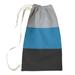East Urban Home Detroit Football Stripes Laundry Bag Fabric in Gray/Blue/Brown | 29 H in | Wayfair 6436DA4DE37F41E68189FC0591DDBCBE