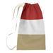East Urban Home San Francisco Football Stripes Laundry Bag Fabric in Red/Gray | Small (29" H x 18" W) | Wayfair 0461F88CB8BF4E1395BA10779F35906B
