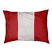 East Urban Home Wisconsin Stripes Pillow Metal in Red | 7 H x 50 W x 40 D in | Wayfair F1D683653B034D6B92A02DBCC918180D