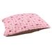 East Urban Home Valentine's Day Plaid Pattern Indoor Designer Pillow Metal in Pink | 7 H x 40 W x 30 D in | Wayfair