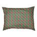 East Urban Home Festive Diamonds Outdoor Dog Pillow Polyester in Red/Green/Brown | 7 H x 28 W x 18 D in | Wayfair E74AFDB172F14A8D8264321FBD11EB5E