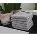 Everplush Luxury Plush 6 Piece Washcloth Towel Set Terry Cloth/Cotton Blend in Gray | Wayfair EPPWC-002-21