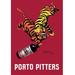 Buyenlarge Porto Pitters by Leonetto Cappiello Vintage Advertisement in Red | 66 H x 44 W x 1.5 D in | Wayfair 0-587-02134-9C4466