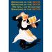 Buyenlarge 'Bringing in the Beer' by Wilbur Pierce Vintage Advertisement in Black/Blue/Yellow | 42 H x 28 W x 1.5 D in | Wayfair 0-587-21141-5C2842